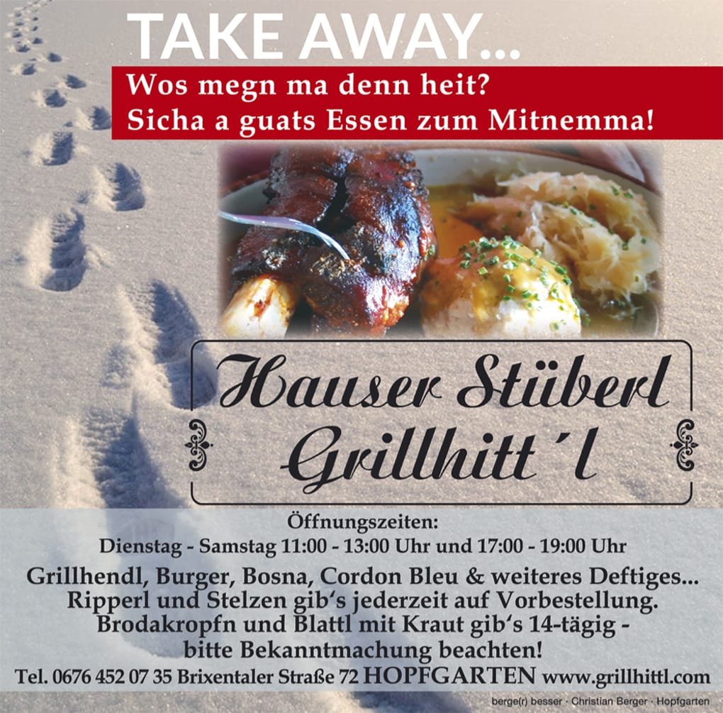 Speisen zum Mitnehmen Speisen zum Mitnehmen